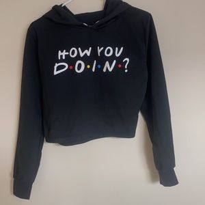 Cropped Friends Hoodie